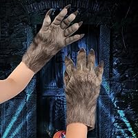 【オーダーメイド】獣の爪付きもふもふ手袋 - ブラウン オーダーメイド】獣の爪付きもふもふ手袋 - ブラウン